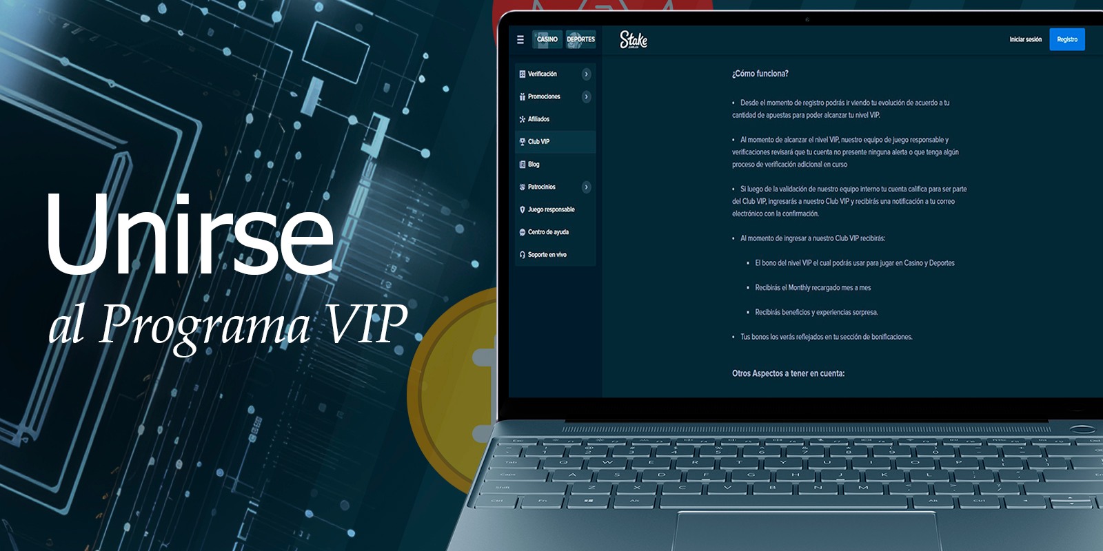 Guía paso a paso para participar en el programa Stake VIP